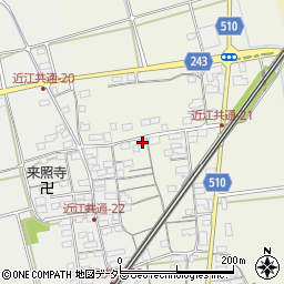 滋賀県米原市顔戸1719周辺の地図