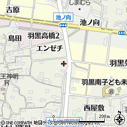 愛知県犬山市羽黒高橋郷89-5周辺の地図