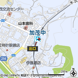 加茂中駅周辺の地図