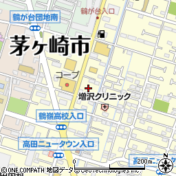 ユーコープミアクチーナ茅ヶ崎高田店駐車場周辺の地図
