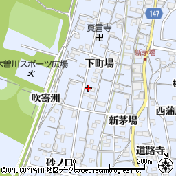 愛知県一宮市木曽川町里小牧下町場99周辺の地図