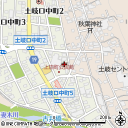 上田上公民館周辺の地図