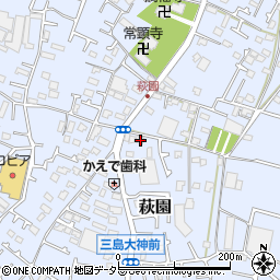 神奈川県茅ヶ崎市萩園1668周辺の地図