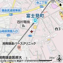 鎌倉台郵便局周辺の地図