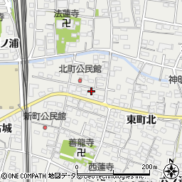 愛知県一宮市木曽川町黒田西町北周辺の地図