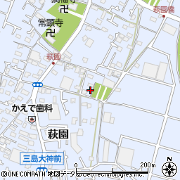 神奈川県茅ヶ崎市萩園1787周辺の地図