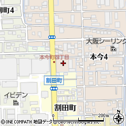 小倉烏江大垣線周辺の地図