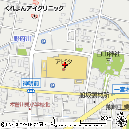 フィッツミーアピタ木曽川店周辺の地図