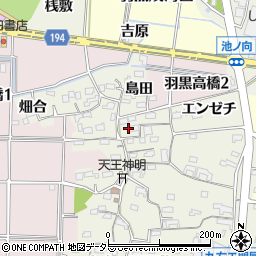 愛知県犬山市羽黒高橋郷61周辺の地図