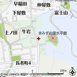 愛知県犬山市牛岩36周辺の地図