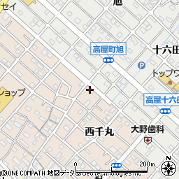 名古屋ヤクルト販売株式会社　江南センター周辺の地図