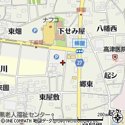 愛知県犬山市羽黒新田郷浦周辺の地図