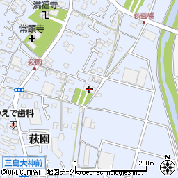 神奈川県茅ヶ崎市萩園1793周辺の地図