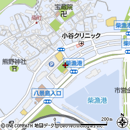 鳶埼公園周辺の地図