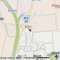 滋賀県米原市堂谷824周辺の地図