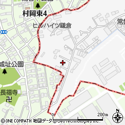 グレイシャス鎌倉周辺の地図
