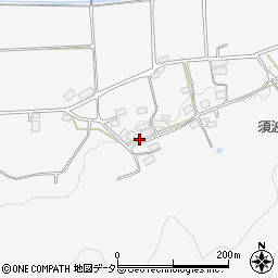 京都府綾部市物部町須波岐周辺の地図