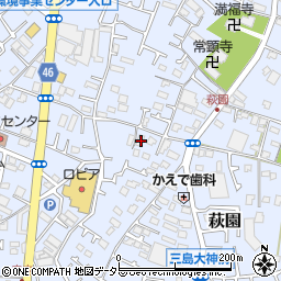 神奈川県茅ヶ崎市萩園1421周辺の地図