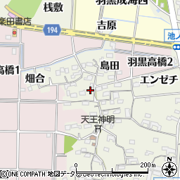 愛知県犬山市羽黒高橋郷36周辺の地図