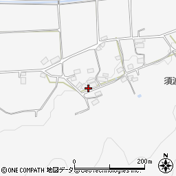 京都府綾部市物部町（須波岐）周辺の地図