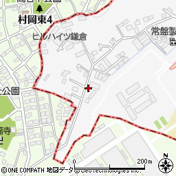 神奈川県鎌倉市植木812-1周辺の地図