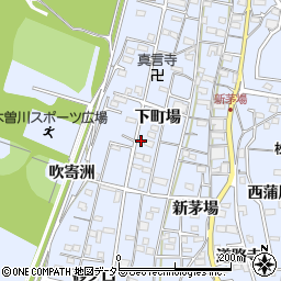 愛知県一宮市木曽川町里小牧下町場101周辺の地図