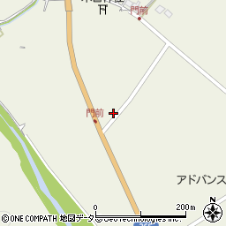 岐阜県大垣市上石津町牧田1102周辺の地図