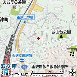 神奈川県横浜市金沢区谷津町42周辺の地図