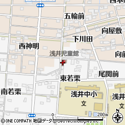 浅井児童館周辺の地図