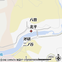 愛知県犬山市北平周辺の地図