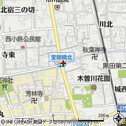 宝錦橋北周辺の地図