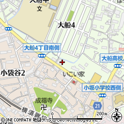 アミカ鎌倉介護センター周辺の地図
