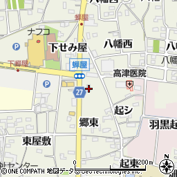 愛知県犬山市羽黒新田郷東76周辺の地図