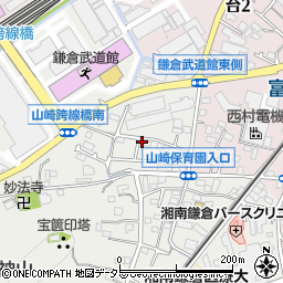 神奈川県鎌倉市山崎1008周辺の地図