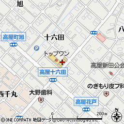 ディスカウントスーパートップワン江南店周辺の地図