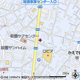 神奈川県茅ヶ崎市萩園1257周辺の地図