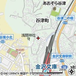 神奈川県横浜市金沢区谷津町431周辺の地図