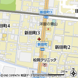 岐阜県大垣市新田町3丁目27-1周辺の地図