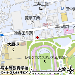 神奈川県平塚市大原3-29周辺の地図