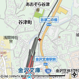 神奈川県横浜市金沢区谷津町324-3周辺の地図