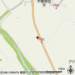 岐阜県大垣市上石津町牧田1107周辺の地図