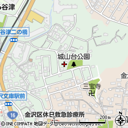 神奈川県横浜市金沢区谷津町49周辺の地図