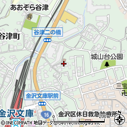 神奈川県横浜市金沢区谷津町44周辺の地図
