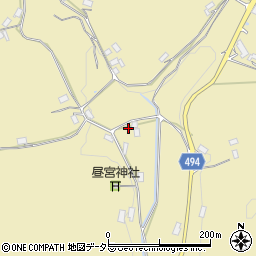京都府綾部市小呂町前田周辺の地図