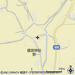 京都府綾部市小呂町（前田）周辺の地図