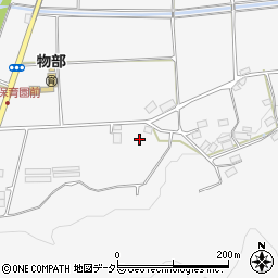 京都府綾部市物部町大清水周辺の地図