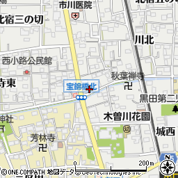 愛知県一宮市木曽川町黒田錦里104-2周辺の地図