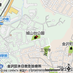 城山台公園周辺の地図