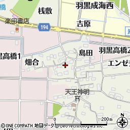 愛知県犬山市羽黒高橋郷11周辺の地図
