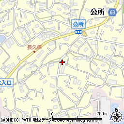 神奈川県平塚市公所周辺の地図